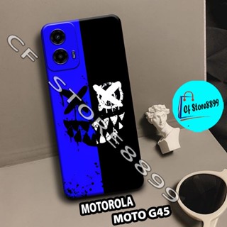 HP Procamera 軟殼適用於最新 MOTOROLA MOTO G45 手機 SMILE MOTIF MOTORO