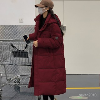 加厚羽絨棉衣棉大衣女中長款韓版寬鬆加大碼棉外套外套外套冬季新款2023 67NU