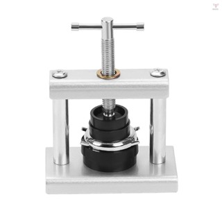 手錶按壓工具套裝,帶 18 個模具手錶後蓋閉合器,用於關閉手錶蓋手錶電池更換工具套件手錶開啟器拆卸器手錶維修套件,帶 1