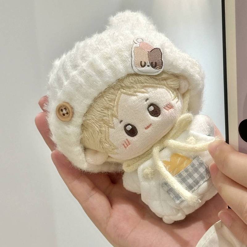 【免運優選】棉花娃娃衣服 娃衣 衣服套裝 娃娃配件 Cocoro可哥蘿綿綿忌亷系列10cm棉花娃娃娃衣小猫帽子爬爬服一套