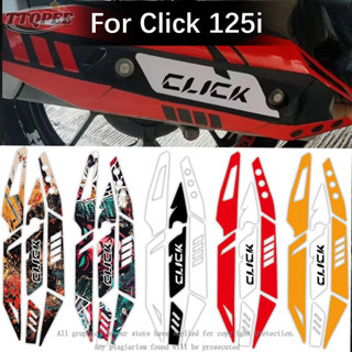 隔熱反光貼紙 Honda Click 125i V2 V3 摩托車機車貼紙排氣管蓋裝飾貼紙防水貼花