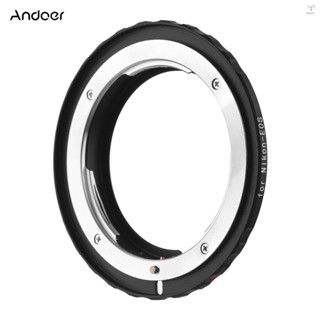 Andoer -EOS 相機鏡頭轉接環,帶無限焦更換,適用於 F/AF AI AI-S 相機鏡頭至佳能 EOS EF/E