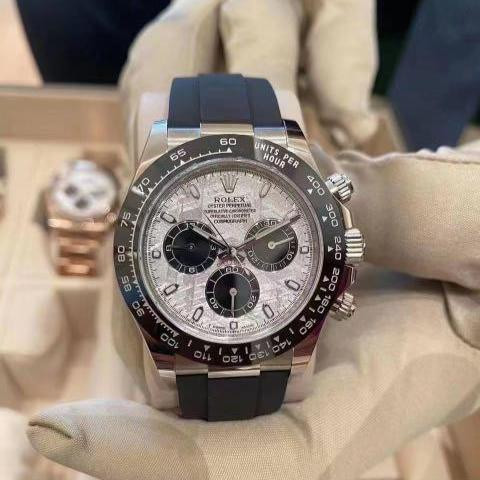 rolex勞力士迪通拿白金40隕石面機械錶 116519LN新款