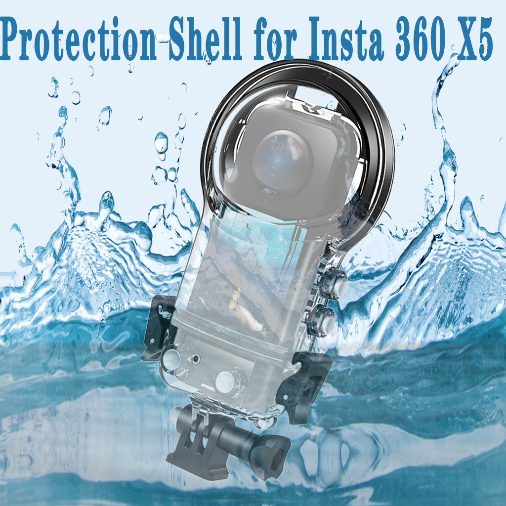 Insta360 X5 潛水箱 Insta360 X5 相機隱形潛水外殼蓋 50 深度防水水下保護殼