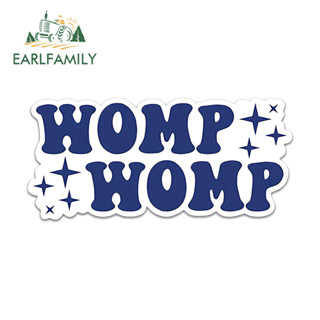 EARLFAMILY Womp Womp Words 汽車貼紙個性摩托車電腦遮擋劃痕 DIY 貼花有趣防水外飾配件