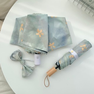 便攜傘折疊雨傘輕便雨傘晴雨傘[S501]漸變晴雨雨傘兩用ins高顔值防曬紫外綫太陽傘黑膠遮陽傘折疊耐用