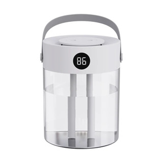 新款3L雙噴加濕器霧化器USB大容量家用靜音臥室辦公室夜燈數顯加濕器