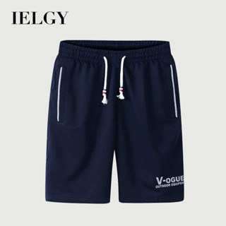 IELGY 男褲沙灘透氣五分速乾大碼休閒跑步運動顯瘦