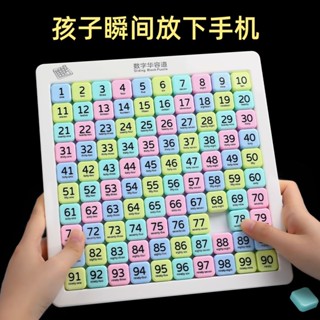 磁力數字華容道滑動拼圖三國版小學生數學板8一10歲2兒童益智玩具Ready stock✨0513✨