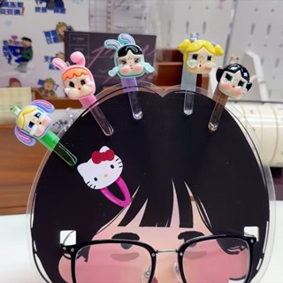 --日本小人搞怪眼鏡架立牌高顏值眼鏡髮夾收納架可愛桌面擺件日系小人搞笑眼鏡架立牌高美眼
