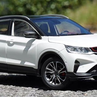 非兒童玩具 原廠 1/18 吉利繽越車模 Geely SUV 合金汽車模型絕版車模