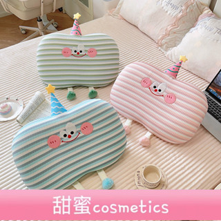 【甜蜜cosmetics】多巴胺冰絲涼感記憶棉枕頭抱枕辦公室靠墊沙髮護頸午睡枕汽車靠背