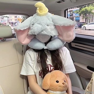 【臺灣出貨】可愛小飛象美樂蒂卡通連帽U型枕護頸枕旅行飛機枕頸椎枕午睡枕頭u型枕 護頸枕 頸枕 飛機枕 午睡枕 趴趴枕