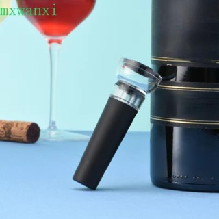 MXWANXI5件真空瓶塞,密閉無洩漏葡萄酒保鮮塞,黑色的可重複使用的葡萄酒瓶封口機俱樂部