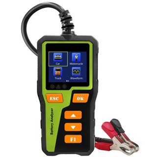 多功能 6V 12V 24V 汽車電池測試儀啟動充電測試監視器電池工具終身自動分析儀 100-2000 CCA