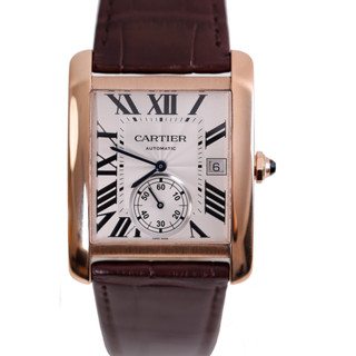 Cartier 卡地亞坦克系列W533001男士手錶18K玫瑰金自動機械瑞士名錶