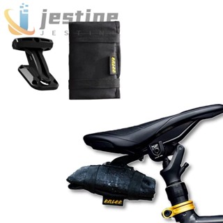 JESTINE 便攜式儲存,迷你可折疊輪胎維修工具包,儲存防水大容量機架包自行車存儲包 RIDE