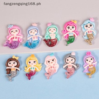 F8ph 5 件卡通金魚尾可愛樹脂系列首飾製作 DIY 裝飾 f8ph