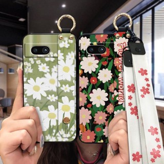 支架男女款Google谷歌Pixel 7A手機殼奢華可愛掛繩散熱個性腕帶情侶簡約指環清新趣味矽膠質感防塵潮流純色青春