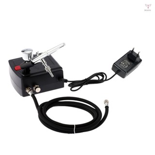 專業噴槍空氣壓縮機套件,用於藝術繪畫工藝蛋糕噴塗模型氣刷美甲工具套裝