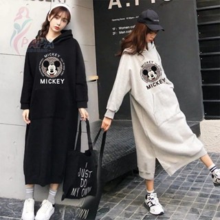 寬鬆大碼胖mm300斤連衣裙加肥大碼女裝連帽刷毛衛衣女200遮肚外套 秋冬顯瘦連身裙 韓版連衣裙 大碼洋裝【PAPA】