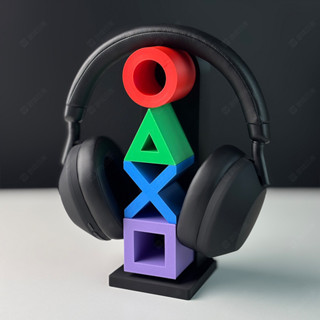 SONY耳機支架，PS5支架，遊戲手柄風格耳機掛架
