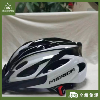 🚚全館免運🚩衝擊效能 經典設計 美利達騎行頭盔自行公路車山地車輪滑男一體成型安全帽女騎行裝備F01