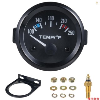 Casytw 2'' 52mm 水溫表,12V 冷卻液溫度計,帶白色 LED 背光 100-250°F 適用於汽車卡車船