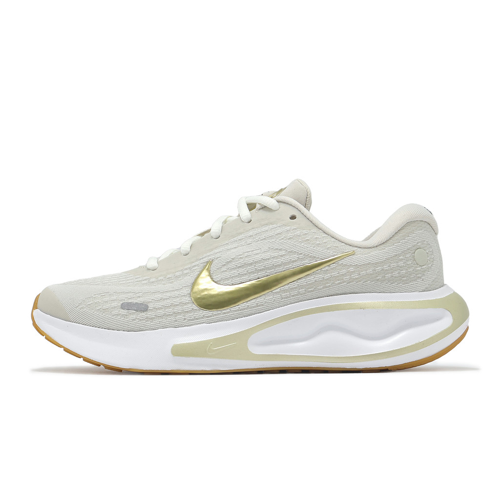 Nike 慢跑鞋 Wmns Journey Run 女鞋 米白 金 路跑 運動鞋 [ACS] FJ7765-003