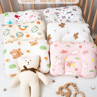 pillow 卡通可愛保暖棉U型枕嬰兒枕頭新生兒寶寶午睡枕四季通用 現貨 25.5.13