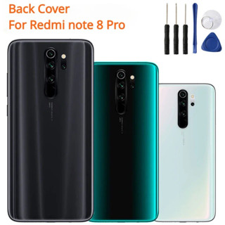 XIAOMI 適用於小米 Redmi Note 8 Pro Redmi Note8 Pro 玻璃後殼後殼後殼後殼