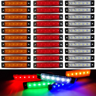 10 件裝 12v 24v Led 總線側標記指示燈汽車訊號剎車後警告拖車燈,適用於斯堪尼亞卡車配件