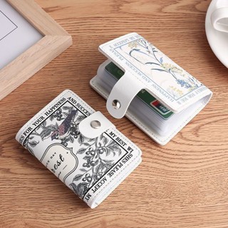 零錢包/錢包/卡包Coin purse/wallet/card bag油畫風小卡包防消磁多卡位銀行證件收納包卡套多層一件