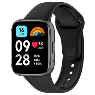 矽膠錶帶相容 Redmi Watch 3 Active/Lite 簡單替換錶帶,適用於 Redmi Watch 3 Ac