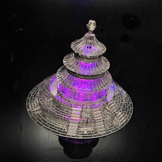 天壇3D金屬DIY手工立體拼圖拼裝玩具益智創意禮物