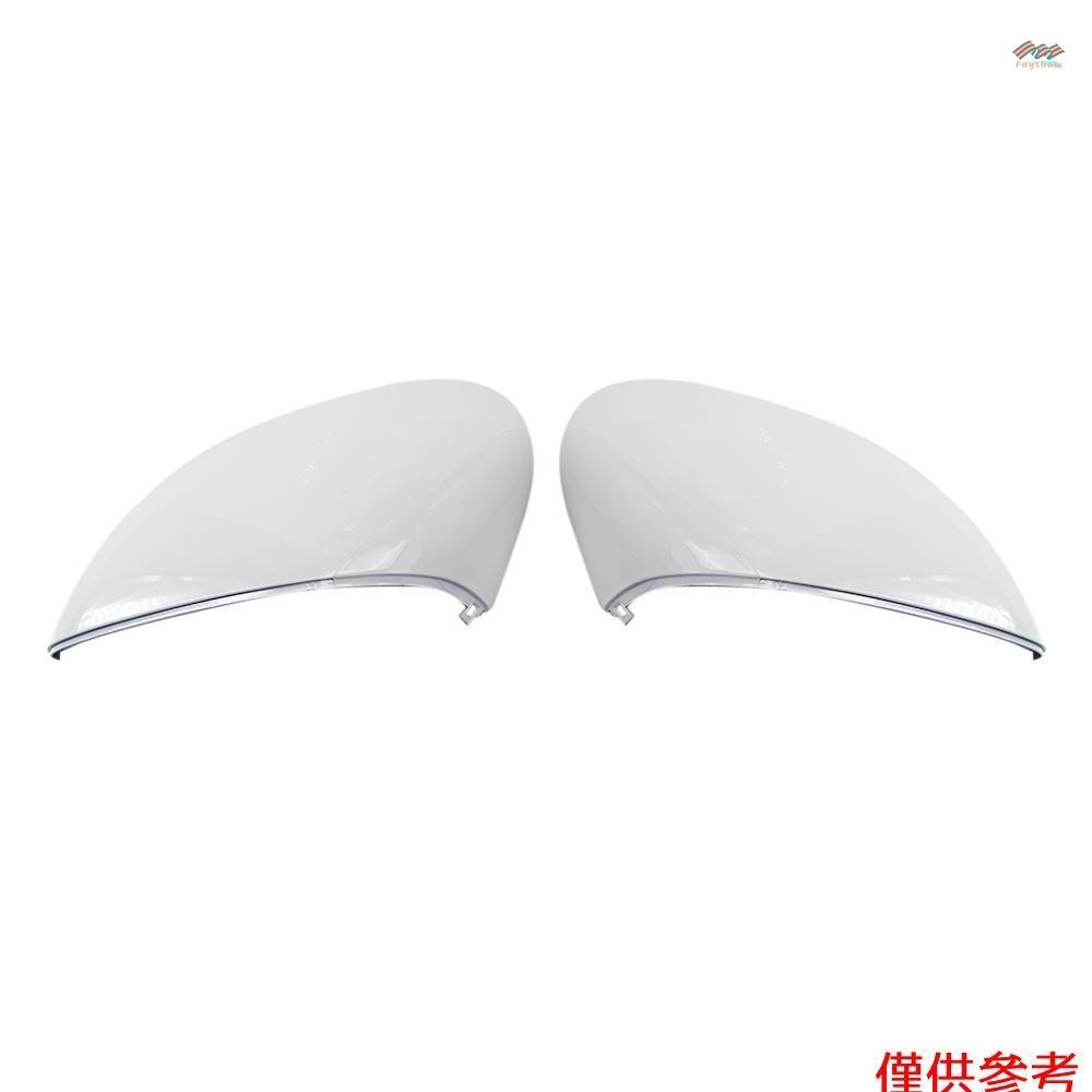 1 對後視鏡蓋門後視鏡蓋後視鏡蓋更換適用於福特 Fiesta MK7 2008-2017 1594522 8a6117k