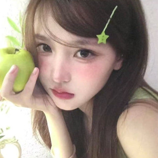 【臺灣出貨】【6494人收藏】綠色星星劉海少女不規則側邊髮夾一字夾碎髮夾頭飾碎髮夾夏天清新