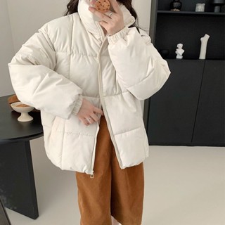 臺灣出貨 羽絨外套女 輕羽絨外套 長版外套 保暖外套 羽絨衣 厚外套 小個子款2024年新款羽絨棉服女學生加厚寬鬆麵包服