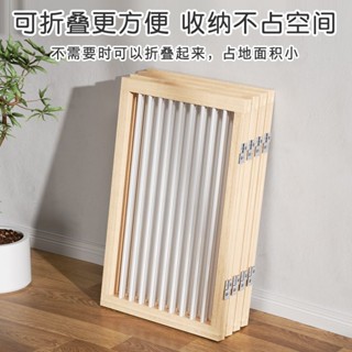 寵物圍欄 可摺疊中小型犬護欄 防貓門擋板 免打孔可摺疊陽臺分隔欄杆