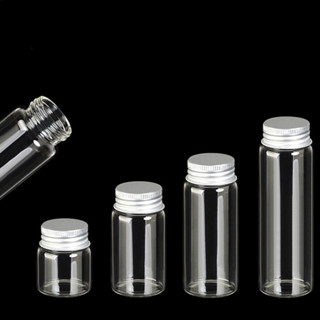 現貨【小玻璃瓶】 玻璃瓶 帶蓋小號密封罐加厚防漏樣品試劑標本透明瓶分裝酒精液體瓶