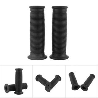 22mm/25mm通用摩托車車把復古手柄防滑舒適的堅固安全駕駛摩托車或（黑色）