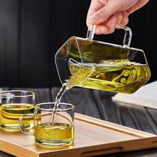 泡茶器 泡茶杯 加厚玻璃茶漏一件式分茶器 過濾茶杯