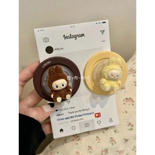植絨拉布布磁吸支架 拉布布磁吸支架 磁吸支架 手機支架 拉布布手機支架 labubu手機支架 手機手柄