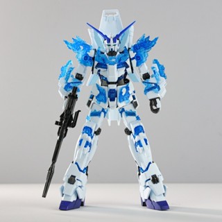 星動 冰藍結晶獨角獸 帶格納庫 高達基地 HGUC 1/144 拼裝 模型 擺件