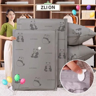ZLION1真空壓縮袋,防塵摺疊式旅行用真空袋,節省空間防水的可重複使用行李箱真空收納袋