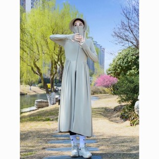 ⭐️24H出貨⭐️防曬衣女夏季爆款連衣裙UPF50+全身連帽女防紫外綫輕薄透氣防曬服