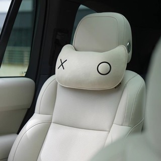 臺灣出貨#bbdd汽車mimi頭枕車用枕靠車載護頸枕頭車靠座椅靠枕珍珠絨特斯拉