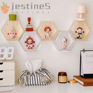 JESTINE泡泡瑪特展示盒,大容量壁掛式Popmart收納盒,透明的清除防水的娃娃模型展示架