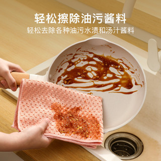 【臺灣出貨】超細纖維品字格抹布多功能家用百潔布吸水強力去汙廚房洗碗巾批發