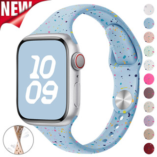 超薄矽膠錶帶相容 Apple Watch Ultra 49mm 41mm 44mm 45mm 38mm 46mm 42m